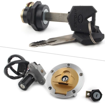 Ignition Switch &Fuel Gas Cap &Seat Lock For Ducati Monster 620 750 900 ST2 ST4 - Image 1 of 4