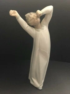 NAO Sleepyhead Porcelain Figurine - Spain, 8.5" - Early Mark - Exc Condition - Picture 1 of 7