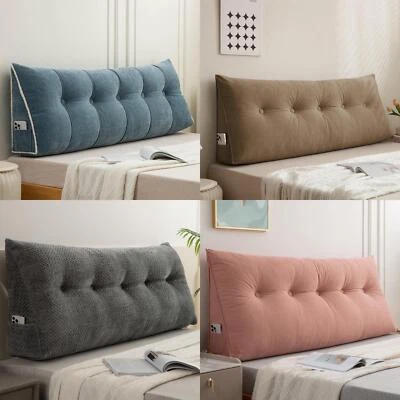 All-Material Headboard Wedge Pillow Multi-Function Backrest Support Dorm Reading - Image 1 of 4