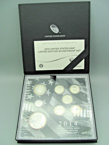 2014 United States Mint Limited Edition Silver Proof Set Cover