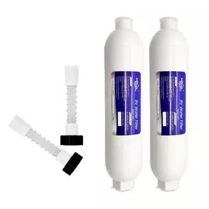 2xInline Wohnmobil Wasserfiltersystem, Schlauchschutz, F Gartenschlauch Camping Auto Waschen - Bild 1 von 12