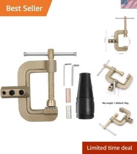 G Ground Welding Earth Clamp 0.75kg Full Cooper 400A High Standard Solid Bras... - Picture 1 of 9