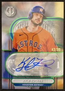 2024 Topps Tribute Kyle Tucker Auto 43/99 Green - Picture 1 of 2