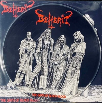 Beherit ‎- The Oath Of Black Blood LP Picture Disc Vinyl NEW BLACK METAL RECORD - Image 1 of 3
