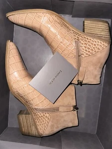 Louise Et Cie Vada Demure Pink Suede/Leather Booties - Picture 1 of 4