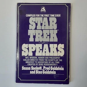 Star Trek Speaks: Wit, wisdom, humor and philosophy... 1979 - Paperback - Picture 1 of 4