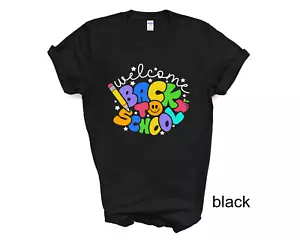 Camiseta de bienvenida de regreso a la escuela, camisa de regreso a la escuela, camiseta de niños de regreso a la escuela, - Imagen 1 de 19