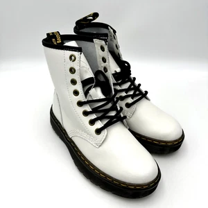 NWOB DR MARTENS WOMENS ZAVALA BOOTS WHITE SIZE UK3, US4, EU36 - Picture 1 of 8