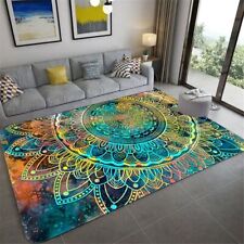 Colorful Starry Mandala Large Carpet Living Room Bathroom Gorgeous Floor Mats