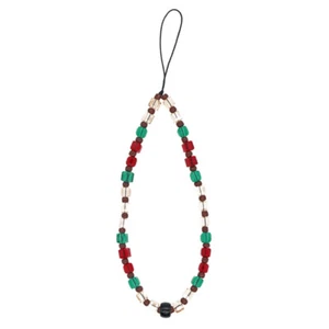 Crystal Beaded Mobile Phone Rope Wristlet Cell Lanyard Cellphone Charm Strap - Zdjęcie 1 z 12