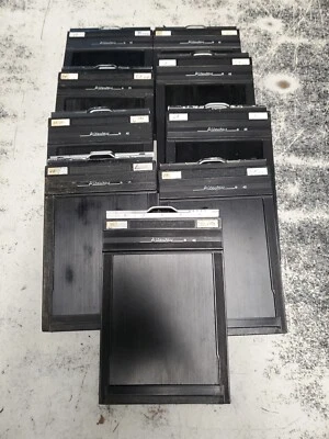 9 - 4X5" GRAPHIC FILM HOLDER N# 1284 RITEWAY LOT OF 8 OLD VINTAGE MEDIUM FORMAT - Image 1 of 4