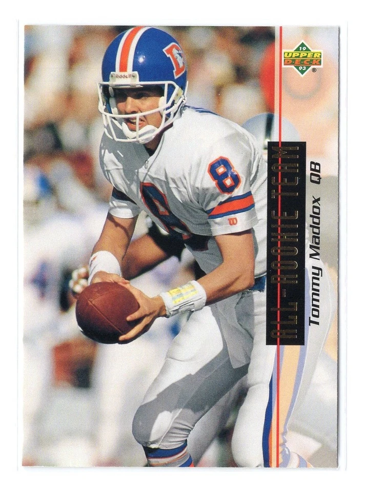 Football Card - 1993 Tommy Maddox 32 - Denver Broncos Upper Deck - Image 1 of 1