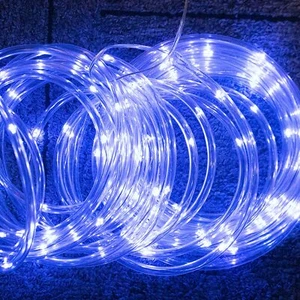 32M Outdoor Waterproof LED Solar Powered Rope Fairy Garden Lights String Strip - Picture 1 of 18