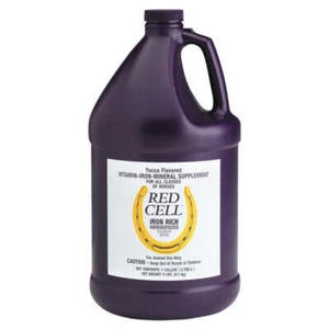 New! RED CELL VITAMIN-IRON-MINERAL SUPPLEMENT FOR HORSES Gallon Healthy diet - Picture 1 of 1