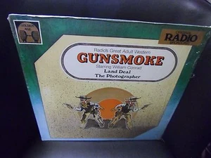 Gunsmoke Land Deal / Radio William Conrad LP 1977 Golden Age VG+ IN Shrink - Picture 1 of 2