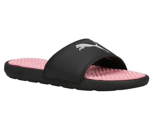 Sandali casual neri Puma Cool Cat Sport Slide da donna taglia 8 nuovi con scatola