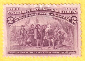 jis36 US STAMP SC# 231 2c 1893 *MINT NG CV$38.00 FVF 690 - Picture 1 of 2