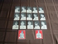 1972 Carl Aldana SF Seals PCL Complete Set of 15  CA Initials + Printed Backs