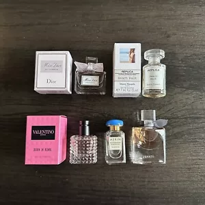 5pc High End Perfume Collector Gift Set - Valentino, Dior, Aerin, Lancome - Picture 1 of 6