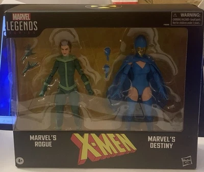 Marvel Legends X-Men Hermandad de Mutantes Malvados 6" Rogue & Destiny Paquete de 2 Sin usar, en caja sellada Foto 1 de 2