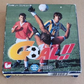 GOAL Soccer Famicom NES Japan Box Cart Only Tested Jaleco from Japan