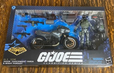 GI JOE CLASIFICADO #127 FUERZA NOCTURNA ONDA DE CHOQUE Y CICLO DE PERSECUCIÓN NOCTURNA! NUEVO Y PRECINTADO Foto 1 de 4