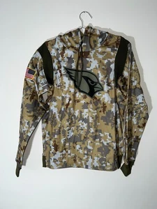 Arizona Cardinals Mens Nike Camo Salute to Service Therma Hoodie Medium PullOver - Foto 1 di 12