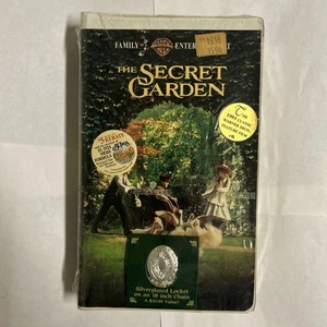 The Secret Garden 1993  VHS Sealed W/ Silverplated Locket, RARE - Picture 1 of 7