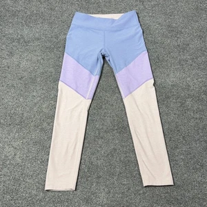 Outdoor Voices Leggings Womens Medium Blue Purple Tri-Tone High Rise Yoga Pants - Picture 1 of 7