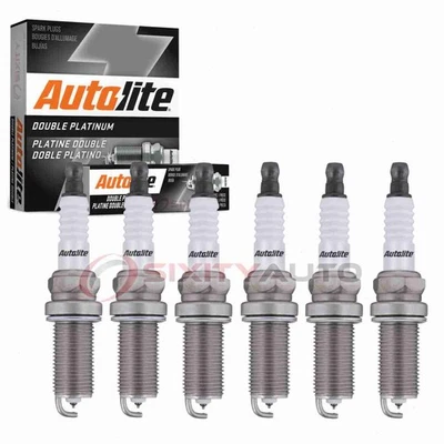 6 bujías Autolite doble platino para BMW 525i 2006-2007 3,0 L L6 zb Foto 1 de 4