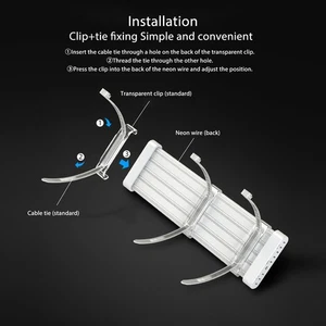 ARGB Extension Sleeved Cable Kit DIY 5V 3pin PSU Cable Synchronous RGB Dual NEW - Afbeelding 1 van 12
