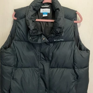 Columbia Puffer Weste Herren XL schwarz Reißverschluss & Druckknopf sehr schön - Bild 1 von 6