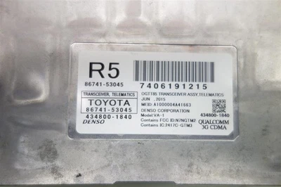 Lexus Ct200h 2015-2017 Telematics Transceiver Tcm Tcu Control Module Unit - Image 1 of 2