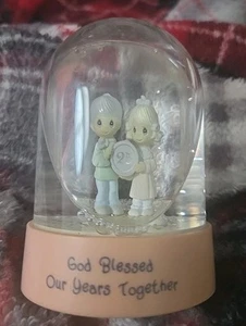Precious Moments Snow globe "God blessed our years together 25" - Picture 1 of 5