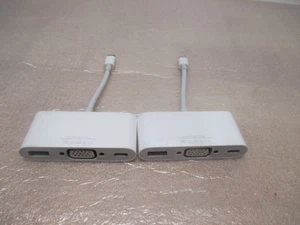 Lot 2 Genuine Apple USB-C to VGA Multiport Adapter A1620 - Afbeelding 1 van 3