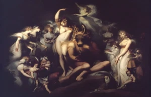 Titania and Bottom".1790,vintage Canvas Wall Art Picture Print - Picture 1 of 6