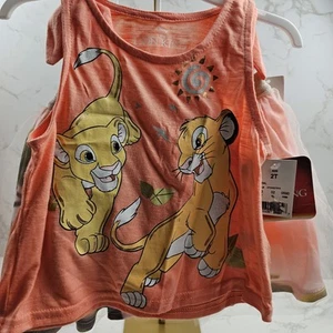 Lion King Girls Two-Piece Skirt Set Size 4T NEW - Picture 1 of 13