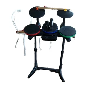 Nintendo Wii Band/Guitar Hero Drum With Sticks And 1 Microphone / No Foot Pedal  - Picture 1 of 5