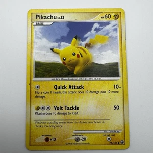 Pokémon TCG Pikachu 70/100 Diamond & Pearl Majestic Dawn Regular Non Holo MP - Picture 1 of 10