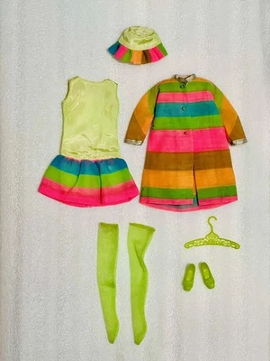 Barbie vintage 1969 Francie Casey Merry Go Rounders variante satinada moda 1230 Foto 1 de 4