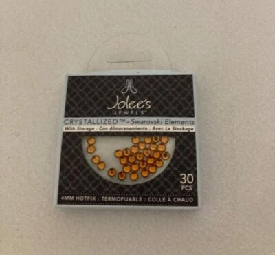 Jolee's Jewels - Elementos de Swarovski cristalizados - 4 mm - Topacio - 30 piezas Foto 1 de 2