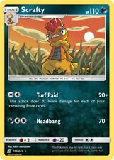 Scrafty Unified Minds 138 Reverse Holo Pokemon Card NM