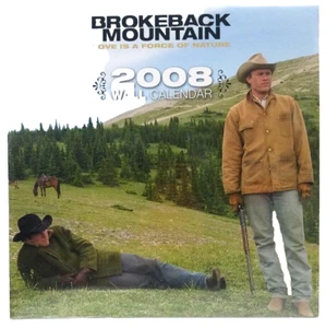 Brokeback Mountain Calendar 2008 - Heath Ledger, Jake Gyllenhaal, NEW - Picture 1 of 3