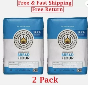 (Pack of 2) King Arthur, Unbleached Bread Flour, Non-GMO Project Verified, - Picture 1 of 7