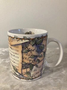 Lang and Wise Coffee Tea Mug Musical Notes 2000 Susan Winget Excellent - Picture 1 of 6