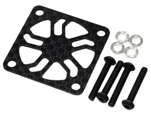 NEW NHX 30X30mm Carbon Fiber Fan Guard/Cover with Screws FREE US SHIP - Picture 1 of 2