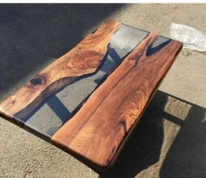 48" x 24" Rectangle Epoxy Resin Coffee Table Centerpiece - Stunning Home Decor - Picture 1 of 8