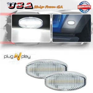 2 piezas luz marcadora frontal LED blanca lente transparente para Ford F150 SVT Raptor 10-14 - Imagen 1 de 7