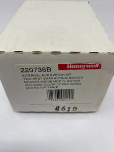 Kit de interruptor auxiliar interno Honeywell 220736B interruptor de acción a presión 2 SPDT - Imagen 1 de 5