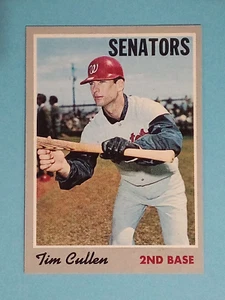 1970 Topps Tim Cullen Washington Senators #49 NM ⚾ - Picture 1 of 15